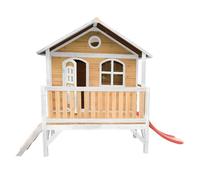Cabane en bois avec toboggan pour enfant - Stef