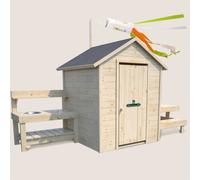 Maisonnette avec table et cuisine pour enfants - SOULET - Blanche