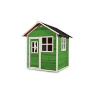 Cabane en bois pour enfant - EXIT TOYS - Loft 100 - 149x135x159cm - Couleur verte