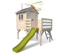 Cabane en bois sur pilotis avec toboggan JOSEPHINE