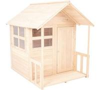 Maisonnette avec plancher et véranda