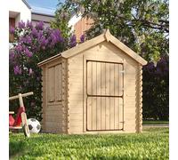 Cabane enfant exterieur 1.1m2 - avec plancher - 146x112xh145cm