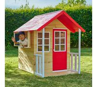 Cabane enfant modulable - bois fsc® - coquelicot
