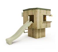 Cabane enfant sur pilotis avec toit plat CosyCubic Camp