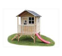 Cabane enfant sur pilotis bois naturel l