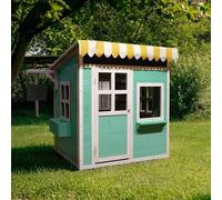 Cabane Kiosque marchand pour enfant en bois peint