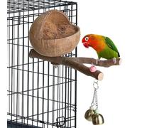 Cabane naturelle Birds NID Bird Bavières intérieures Exotic Birds Refuge Oiseaux Maison Surruche Nest Cage Birds Nesto Cage pour équipement de hamacs en buto