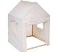 Cabane pour enfants - structure en pin - tissu coton H. 116 cm - Atmosphera créateur d'intérieur
