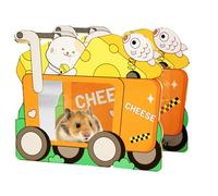 Cabane pour Hamster, Jouets d'escalade pour Hamster, Petits Animaux Décor D'habitat Mignon Cachette De Hamster en Acrylique, Cachette De Hamster, Accessoires D'aménagement Paysager De Cage Intérieure