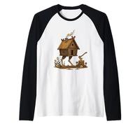 Cabane Sorciere Folklore Art Sombre Manche Raglan