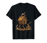Cabane Sorciere Folklore Art Sombre T-Shirt