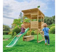 TP Toys Cabane sur pilotis CIMES avec toboggan en bois FSC®