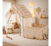Cabane tente enfant avec parc combiné