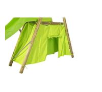 Cabane tissu pour portique bois