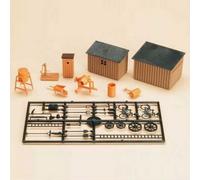Cabanon, toilettes et outils-HO 1/87-AUHAGEN 42571