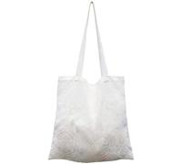 Cabas en Dentelle Brodée À Main, Élégant À Bandoulière Réutilisable pour Faire Les Courses, Travailler Ou Voyager Au Quotidien.