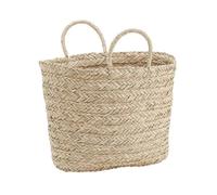 Cabas en jonc tressé avec 2 anses