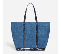 Cabas L Zippé en Lin - Indigo - Femme - Vanessa Bruno