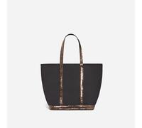 Cabas L Zippé en Toile - Noir et Noisette - Femme - Vanessa Bruno