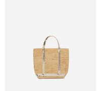 Sacs à main Vanessa Bruno Cabas M Raphia et Paillettes pour Sacs T.U Beige