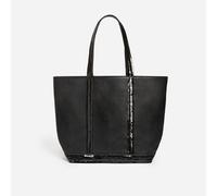 Cabas M Zippé en Cuir Lisse - Noir - Femme - Vanessa Bruno