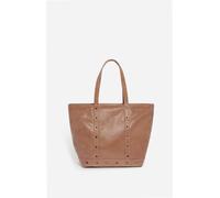 Cabas M Zippé en Cuir - Marron Glace - Femme - Vanessa Bruno