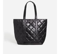 Cabas M Zippé en Cuir Matelassé - Noir - Femme - Vanessa Bruno