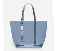 Cabas M Zippé en Toile - Bleu Cendre - Femme - Vanessa Bruno