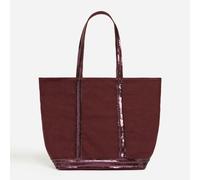Cabas M Zippé en Toile - Pourpre - Femme - Vanessa Bruno