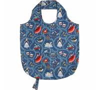 Cabas pliable bleu avec 12 jours de Noël Ulster Weavers