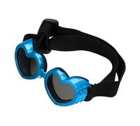 Cabas pour chiens avec motif cœur et verres résistants aux rayons UV pour chien, lunettes de soleil réglables, accessoires de déguisement pour animal de compagnie