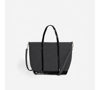Cabas S Zippé en Lin - Noir - Femme - Vanessa Bruno