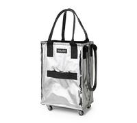 Cabas sur roulettes Hulken Bag Hulken argent, Designer Alex & Yoni Sheleq, 36x56x23 cm