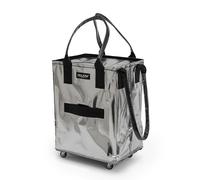 Cabas sur roulettes Hulken Bag Hulken argent, Designer Alex & Yoni Sheleq, 40x56x30 cm