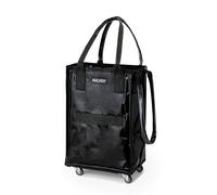 Cabas sur roulettes Hulken Bag Hulken noir, Designer Alex & Yoni Sheleq, 36x56x23 cm