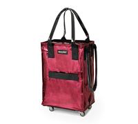 Cabas sur roulettes Hulken Bag Hulken rouge, Designer Alex & Yoni Sheleq, 36x56x23 cm