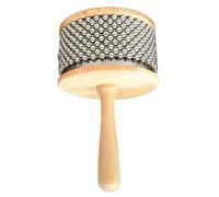 Cabasa 4,5 '' 'Poignée en bois en acier inoxydable Percussion latine pour l'éducation à la musique de groupe, Instruments à percussion à main