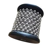 cabassa Bois Musicale - Instrument Percussion, Shaker Métallique | Perles Acier Pour Effets Sonores Samba, Idéal Pour Orchestre École Musique Performance Fête Studio Pratique Artiste