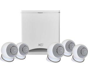 Cabasse Eole 4 satellite Blanc (X5) + Santorin 25 m3 Blanc - Packs d'enceintes compactes