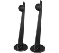 Cabasse iO3 Noir mat sur pied noir et socle noir (la paire) - Enceintes satellites