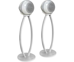 Cabasse The Pearl Akoya Blanc + pied Akoya Blanc (la paire) - Enceintes sans fil hi-fi