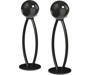 Cabasse The Pearl Akoya Noir + pied Akoya Noir (la paire) - Enceintes sans fil hi-fi