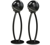 Cabasse The Pearl Noir (la paire) + Pieds The Pearl Noir (la paire) - Enceintes sans fil hi-fi