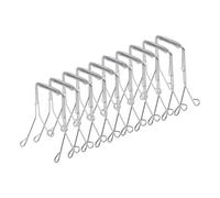 Cabbage Clamp - 10 Pieces Reusable Rustproof Stainless Steel | Roulade Clips Barbecue Grill Tools for Kitchen, Restaurant, Cafeteria, Diner, Bakery, Buffet, Grill