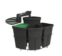 Cabbi 4 Plus, les Collecteurs de Déchets pour Schwenktechnik, Gris Clair