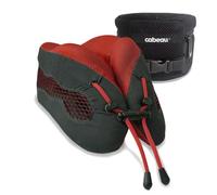 Cabeau Evolution Cool Travel Pillow- The Best Air Circulating Head Neck Memory Foam Cooling Travel Pillow - Red