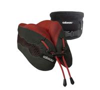 Cabeau Evolution Cool Travel Pillow- The Best Air Circulating Head Neck Memory Foam Cooling Travel Pillow - Red