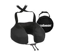 Cabeau Evolution S3 Travel Pillow - Sangles pour siège d'avion - Ensures Your Head Won't Fall Forward - Relax with Plush Memory Foam - Quick-Dry Fabric Keeps You Cool and Dry (Indigo).., Jet Black, S3