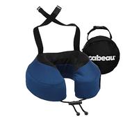 Cabeau Oreiller de Voyage Evolution S3 - Sangle au siège d'avion - Garantit Que Votre tête ne Tombe Pas vers l'avant - Détendez-Vous avec la Mousse à mémoire de Forme en Peluche - Tissu à séchage