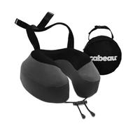 Cabeau Oreiller de Voyage Evolution S3 - Sangle au siège d'avion - Garantit Que Votre tête ne Tombe Pas vers l'avant - Détendez-Vous avec la Mousse à mémoire de Forme en Peluche - Tissu à séchage